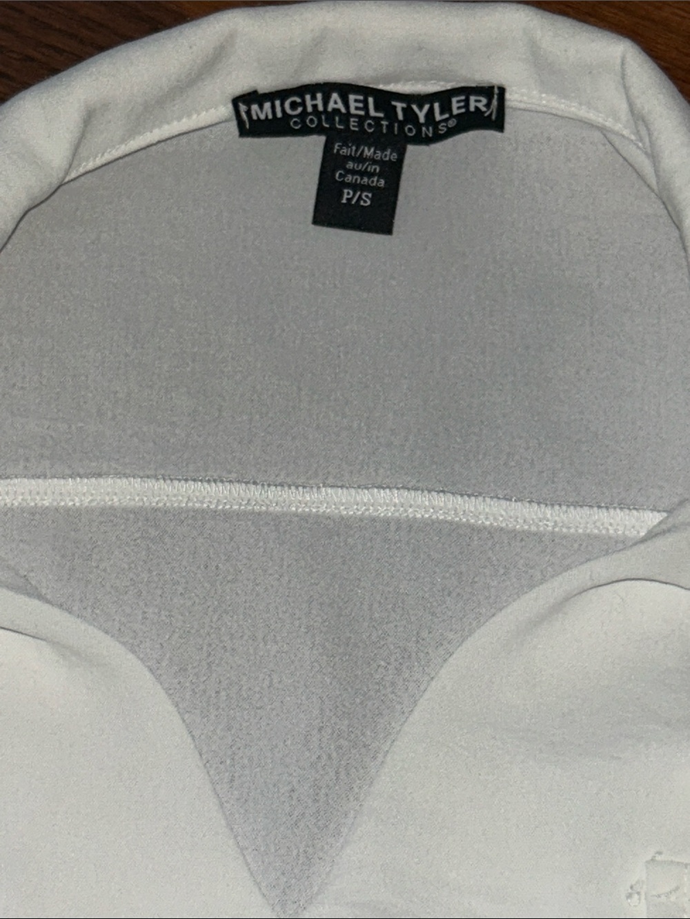 Michael Tyler White Smooth Blouse Size - P/S